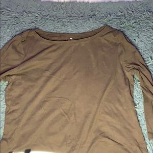 brown long sleeve